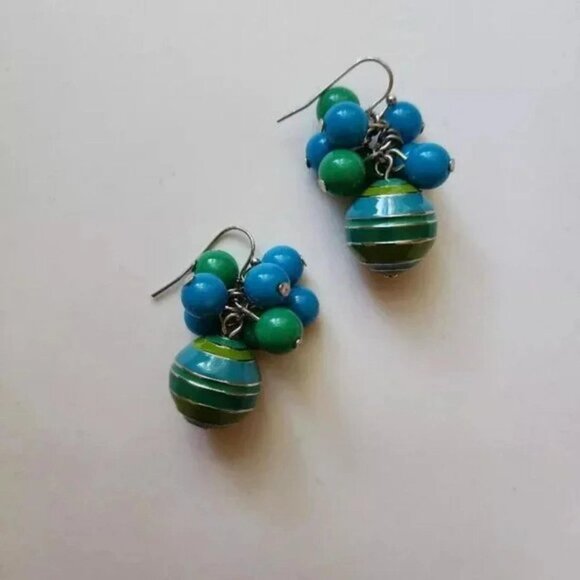 M. Haskell Chunky Multicolor Beaded Necklace with Matching Earrings - Picture 3 of 5